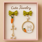 Orecchini Coniglio con carota regalo - Idea regalo amanti animali kawaii - Nonsolocosmesi, www.nonsolocosmesi.it