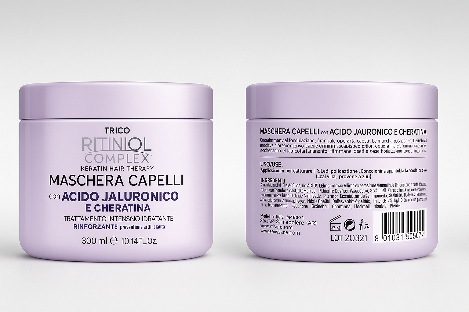 Maschera acido jaluronico - Immagini specifiche prodotto