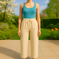 Pantaloni Donna con Vita Elasticizzata e Coulisse