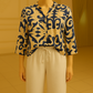 Blusa Donna con Stampa Astratta