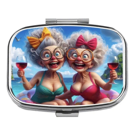 Portapillole in Metallo – Amiche al Mare