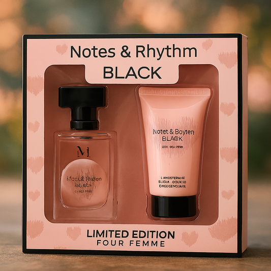 Set Donna "Notes & Rhythm Black" Montage Brands - Nonsolocosmesi
